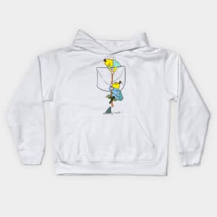 Funny Banana in Pocket Kids Hoodie